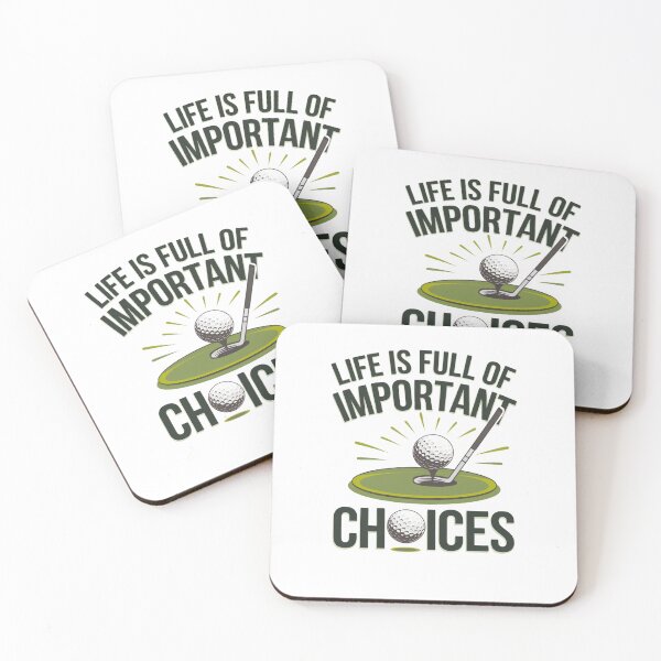 Item preview, Life is Full of Important Choices Golf designed and sold by Mateusz Majcherek.