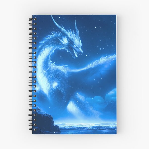 Item preview, Blue Arctic Dragon Spirit designed and sold by ACastilloArt.
