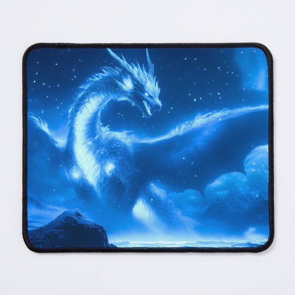 Item preview, Blue Arctic Dragon Spirit designed and sold by ACastilloArt.