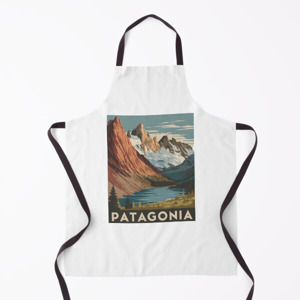 Item preview, Vintage-Style Patagonia Travel Poster designed and sold by Mateusz Majcherek.
