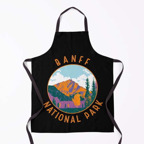 Item preview, Banff National Park Retro Distressed Circle designed and sold by KrisSidDesigns.