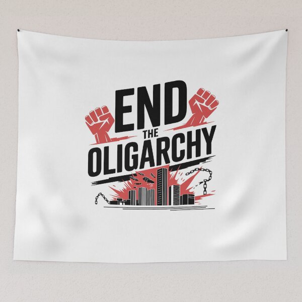 Item preview, end the oligarchy designed and sold by Mateusz Majcherek.