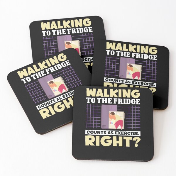Item preview, Walking to Fridge Counts as Exercise, Right? Health Choices designed and sold by Dressed For  Duty.