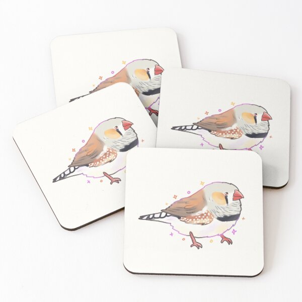 Item preview, Cute zebra finch illustration  designed and sold by Mayarartsy.