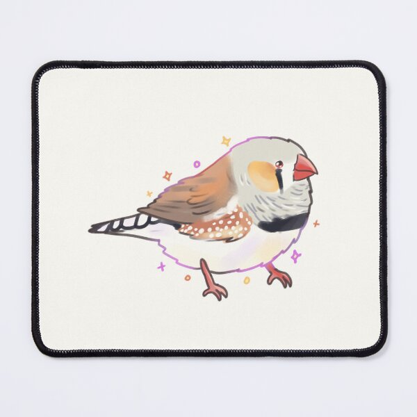 Item preview, Cute zebra finch illustration designed and sold by Mayarartsy.