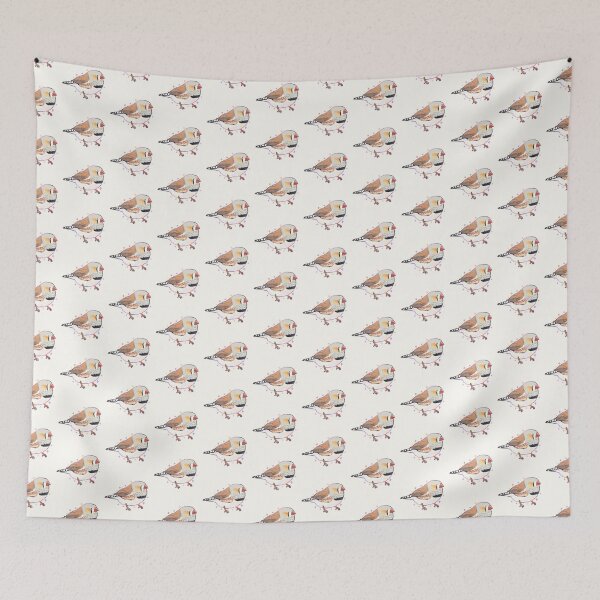 Item preview, Cute zebra finch illustration  designed and sold by Mayarartsy.