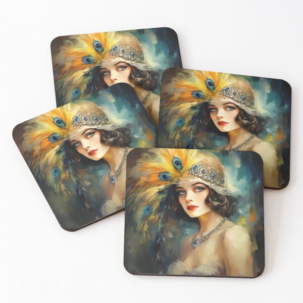 Item preview, 1920s Lady in Hat designed and sold by MedusaPrintArt.