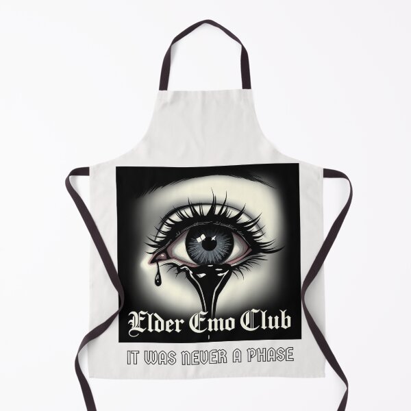 Item preview, Elder Emo Club It Was Never a Phase funny gifts for Nostalgia, Early 2000s pop Punk designed and sold by Printek.