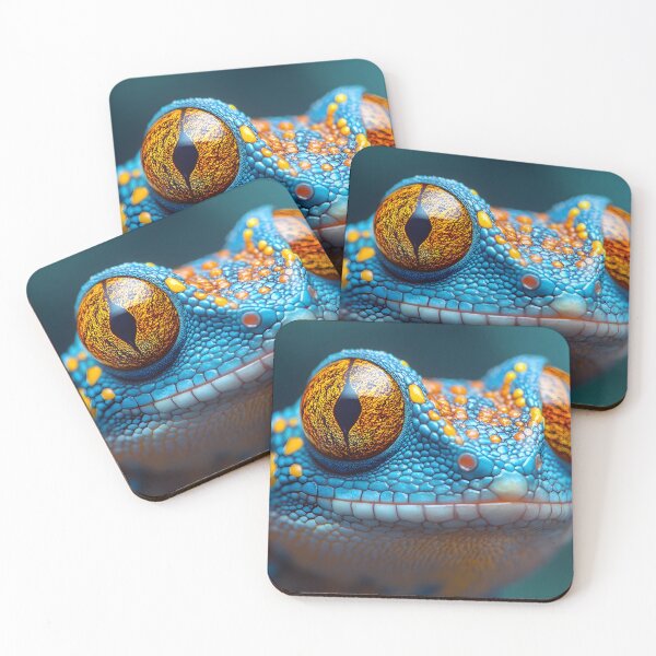 Item preview, Vibrant Blue Frog with Striking Orange Eyes designed and sold by Artessie.