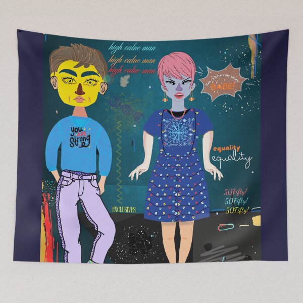 Item preview, But... Where's my shoes? BABE! is a  thought-provoking abstract piece. ❤️ designed and sold by Art With Impact – Statement Art & Apparel for Deep Thinkers.