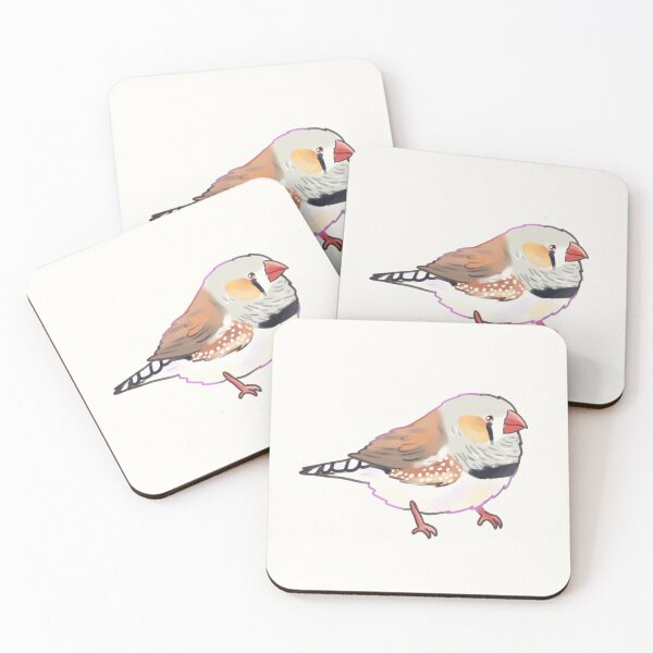 Item preview, Cute zebra finch art  designed and sold by Mayarartsy.
