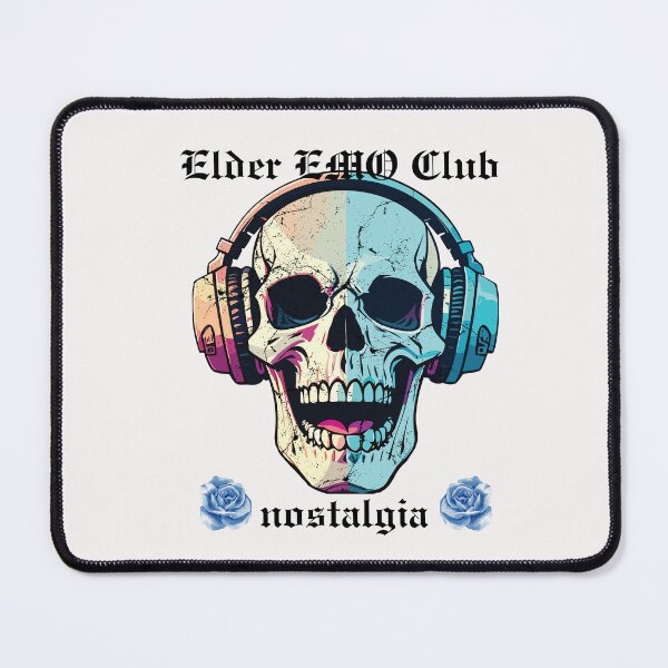 Item preview, Elder Emo Club It Was Never a Phase funny gifts for Nostalgia, Early 2000s pop Punk designed and sold by Printek.