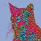 Artificial neural style Rose wild cat by blackhalt