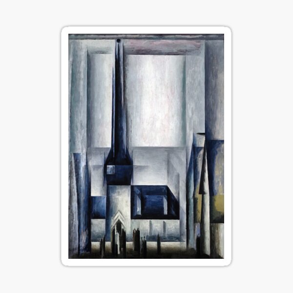 Item preview, Lyonel Feininger - Gelmeroda Iii 1913 designed and sold by htanart.