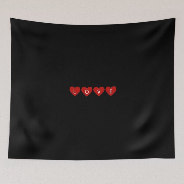 Item preview, Love Logo with Red Heart – Simple & Timeless Design designed and sold by CreationbyNiki.