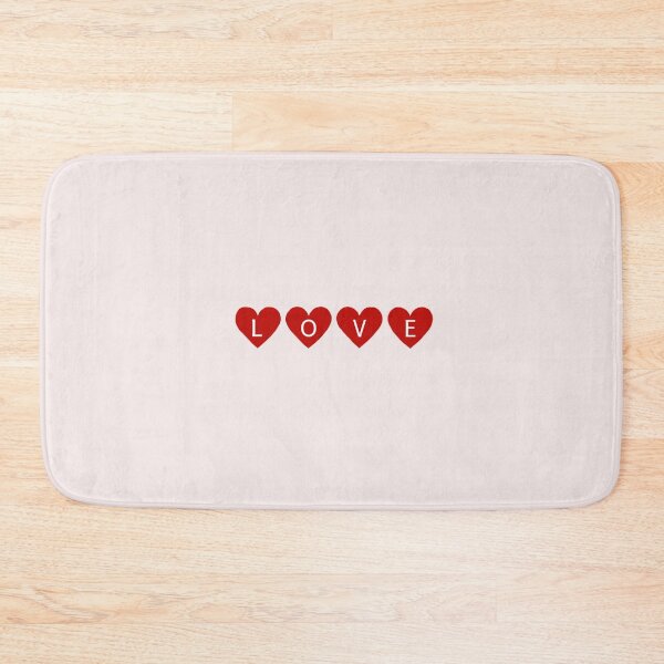 Item preview, Love Logo with Red Heart – Simple & Timeless Design designed and sold by CreationbyNiki.