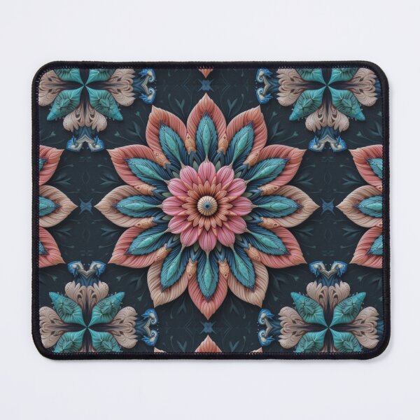 Item preview, Sculpted Floral Mandala – Vibrant & Symmetrical designed and sold by AleksKos.