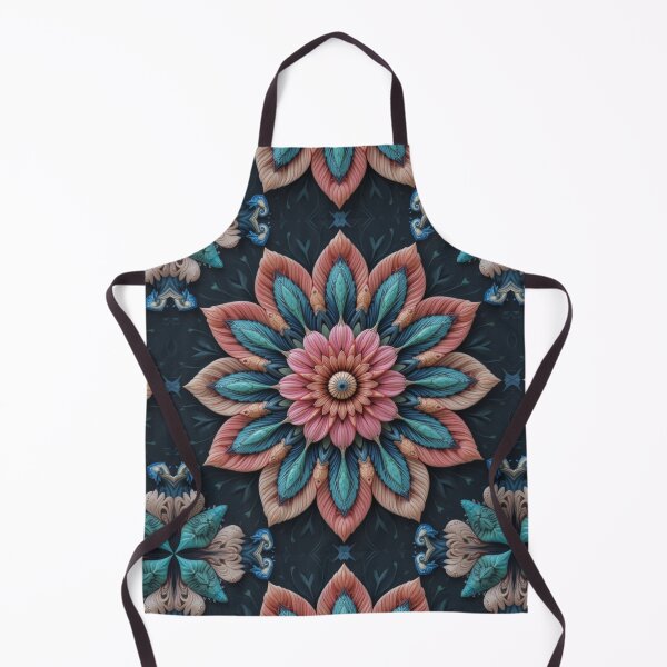 Item preview, Sculpted Floral Mandala – Vibrant & Symmetrical designed and sold by AleksKos.