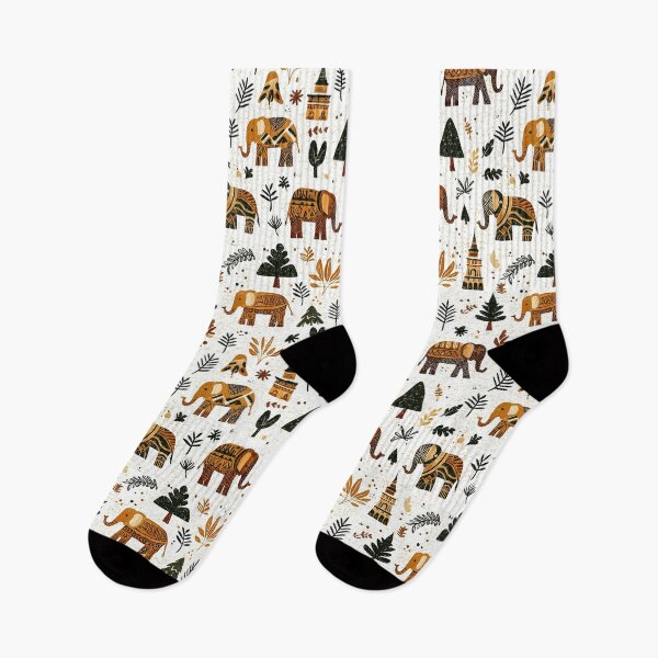 Item preview, Vintage-inspired elephant motif with symmetry designed and sold by Piotrek0001.