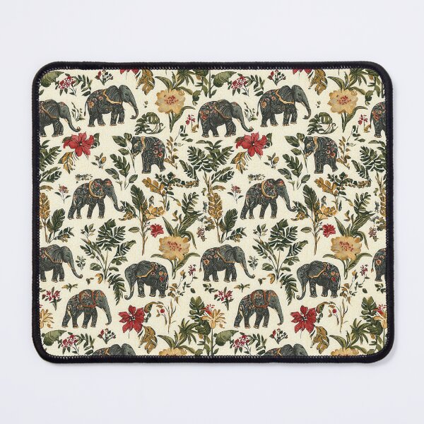 Item preview, Elegant elephant composition with ornamental shapes designed and sold by Piotrek0001.