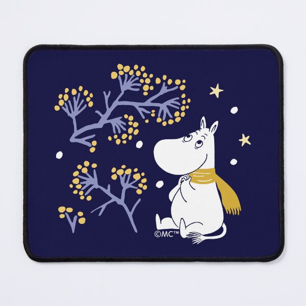 Item preview, Moomin Moomintroll Watching The Snow Winter designed and sold by MoominStore.