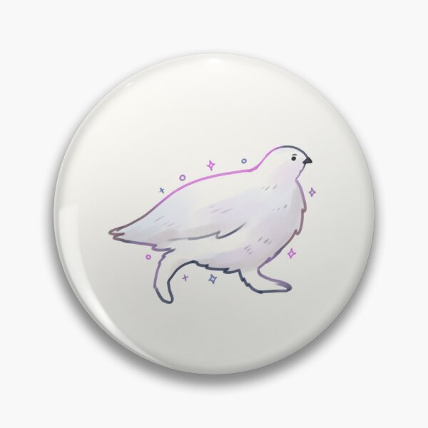 Item preview, white tailed ptarmigan designed and sold by Mayarartsy.
