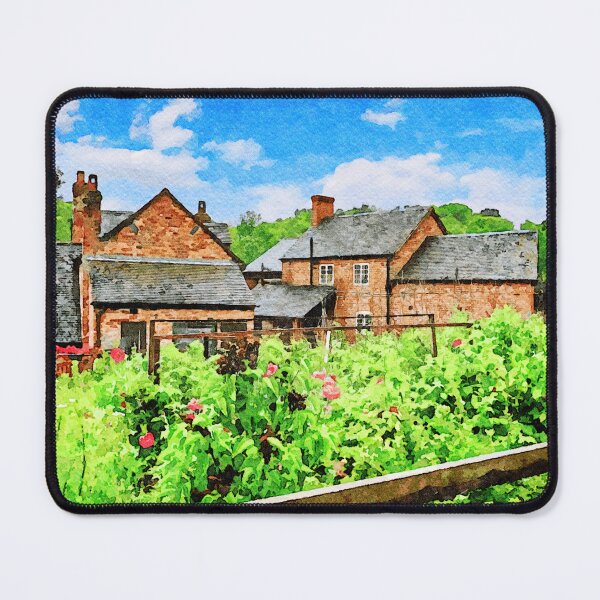 Item preview, Charming countryside cottage in the West Midlands painted in watercolor designed and sold by GestaltImagery.