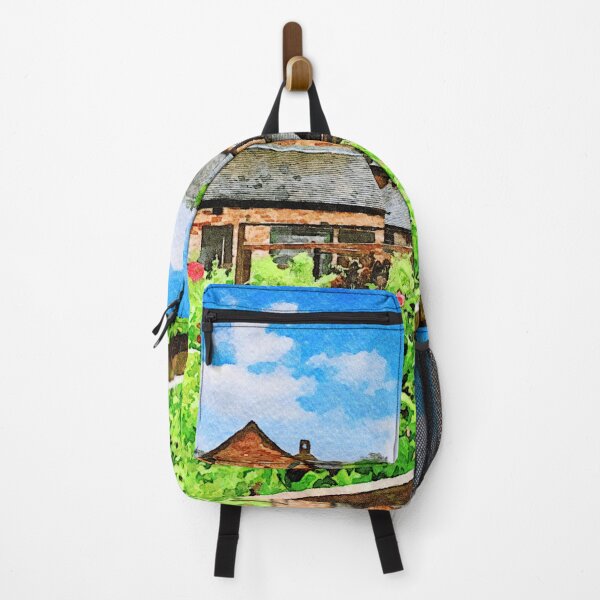 Item preview, Charming countryside cottage in the West Midlands painted in watercolor designed and sold by GestaltImagery.