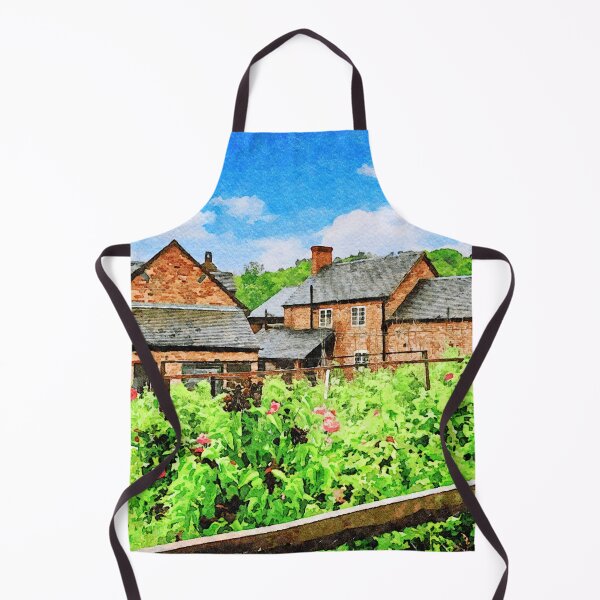 Item preview, Charming countryside cottage in the West Midlands painted in watercolor designed and sold by GestaltImagery.