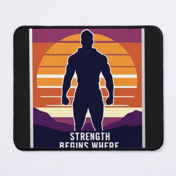 Item preview, Strength Begins Where Comfort Ends designed and sold by Laugh & Rewind .