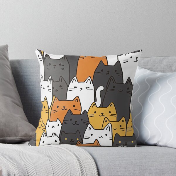 Item preview, Cute Cat Pattern designed and sold by KiwiGrizzly.