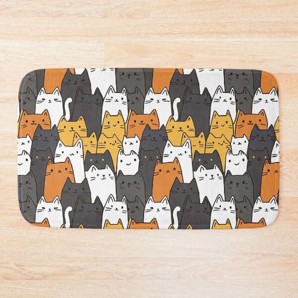 Item preview, Cute Cat Pattern designed and sold by KiwiGrizzly.