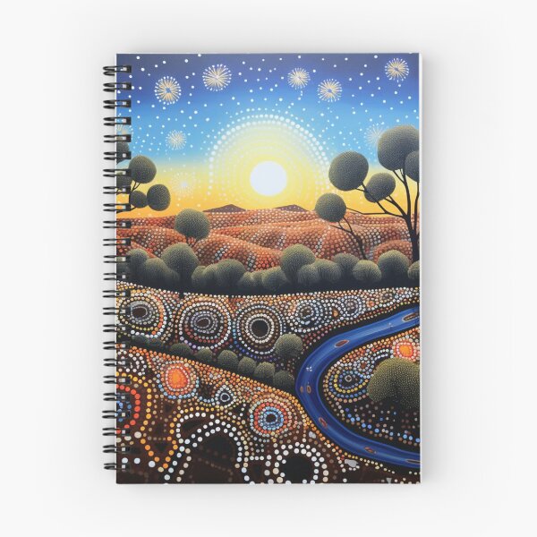 Item preview, Aboriginal Inspired Dot Art - Australian Native Dawn designed and sold by GrinGalore.