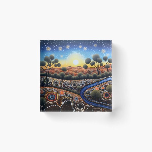 Item preview, Aboriginal Inspired Dot Art - Australian Native Dawn designed and sold by GrinGalore.