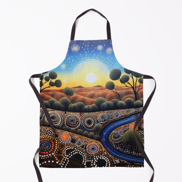 Item preview, Aboriginal Inspired Dot Art - Australian Native Dawn designed and sold by GrinGalore.