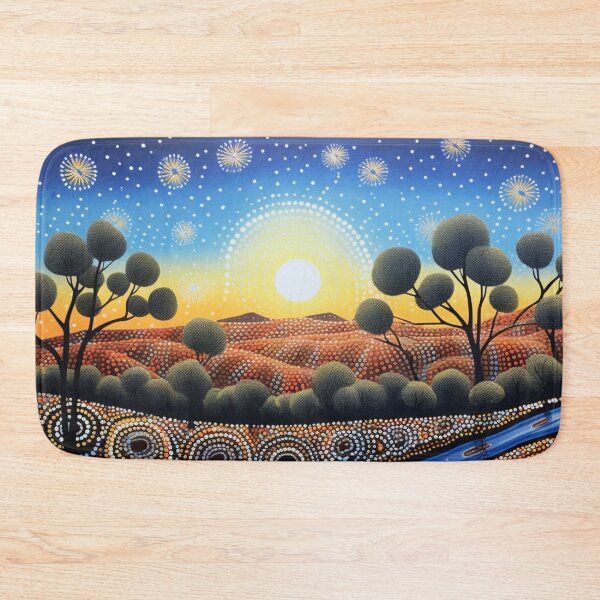 Item preview, Aboriginal Inspired Dot Art - Australian Native Dawn designed and sold by GrinGalore.