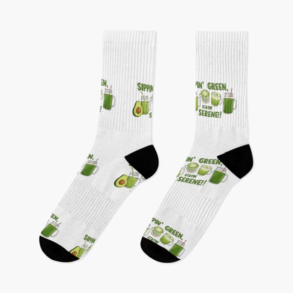 Item preview, Sippin’ Green, Stayin’ Serene!  designed and sold by FitEnvy.
