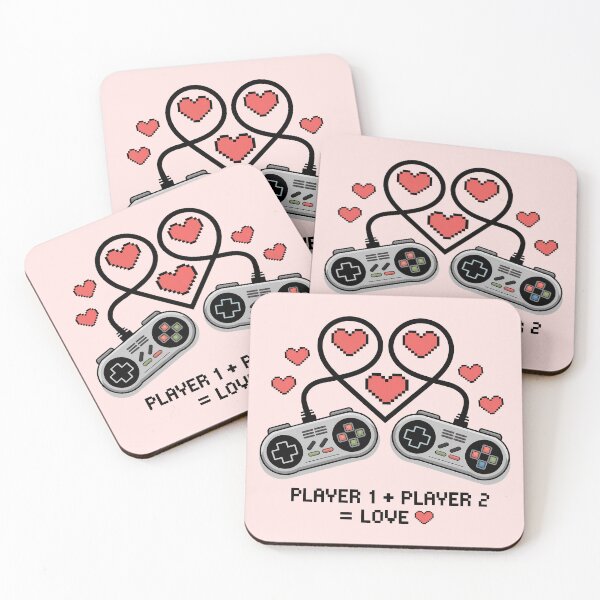 Item preview, Gamer Couple Love | Retro Gaming Valentine Design designed and sold by cabana.space.