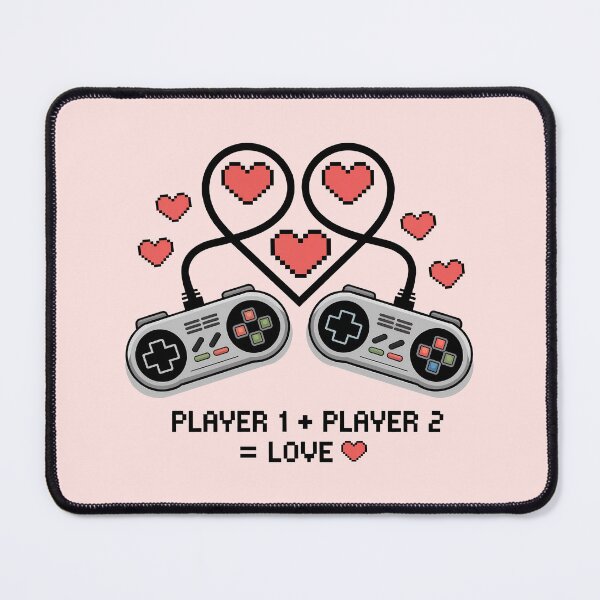 Item preview, Gamer Couple Love | Retro Gaming Valentine Design designed and sold by cabana.space.