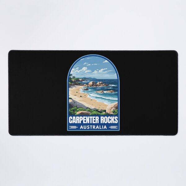 Item preview, Carpenter Rocks in South Australia Retro Travel Art Landscape designed and sold by MaateoDesign.