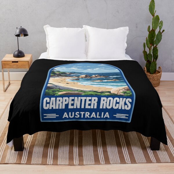 Item preview, Carpenter Rocks in South Australia Retro Travel Art Landscape designed and sold by MaateoDesign.