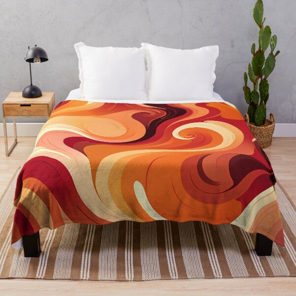 Item preview, Warm Abstract Swirls designed and sold by Flash Flick Ideas.