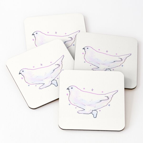 Item preview, white tailed ptarmigan drawing  designed and sold by Mayarartsy.