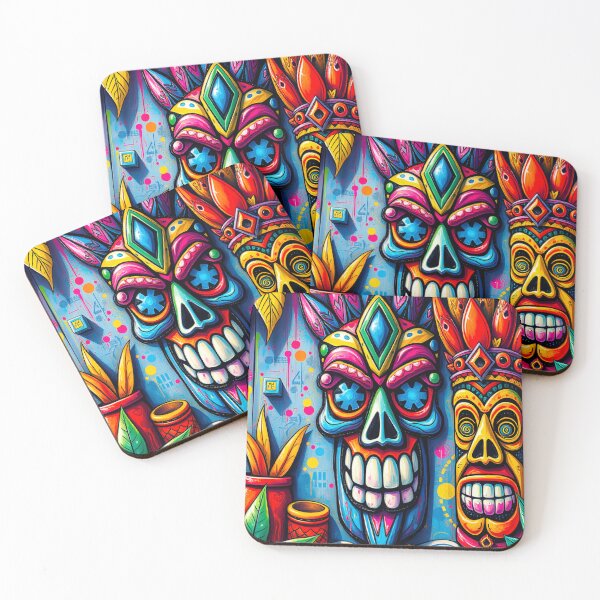 Item preview, Tiki Totems designed and sold by MatrixTattoo.