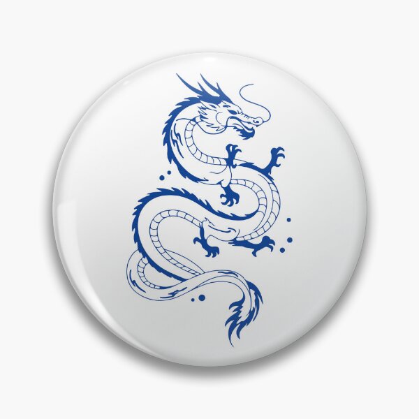Item preview, oriental blue dragon designed and sold by wi geon.