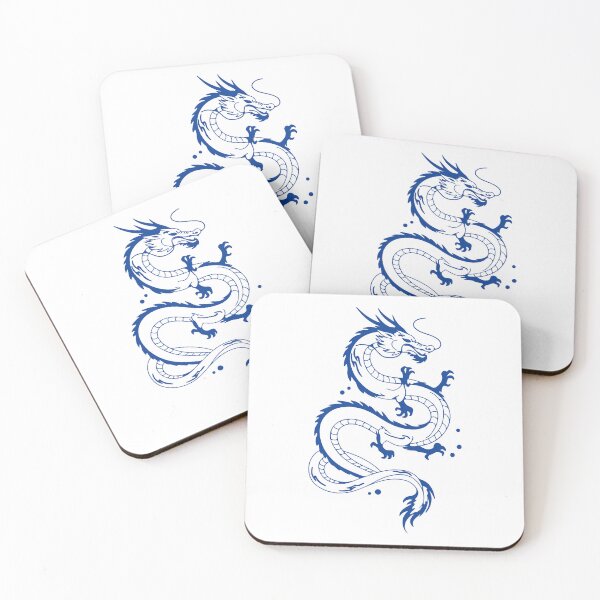 Item preview, oriental blue dragon designed and sold by wi geon.