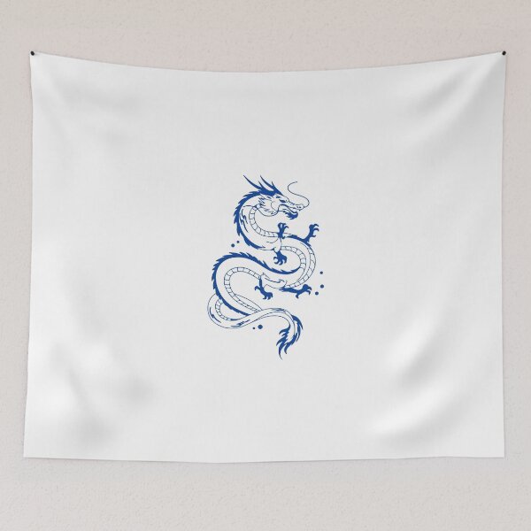 Item preview, oriental blue dragon designed and sold by wi geon.
