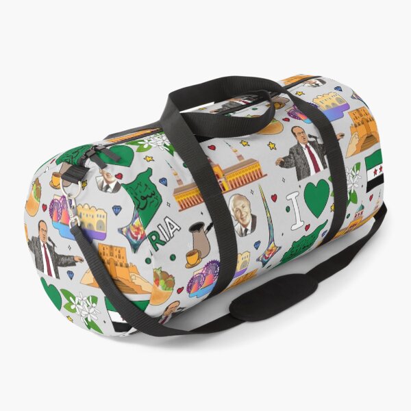 Item preview, I love Syria. Hand drawn Syrian Landmarks, flag and map designed and sold by mashmosh.