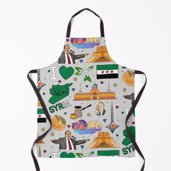 Item preview, I love Syria. Hand drawn Syrian Landmarks, flag and map designed and sold by mashmosh.