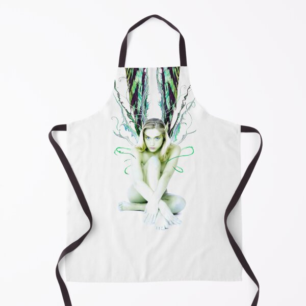 Item preview, Ivory Forest Angel white green fairy girl magical butterfly wings nature spirit beautiful woman designed and sold by GreyForest.
